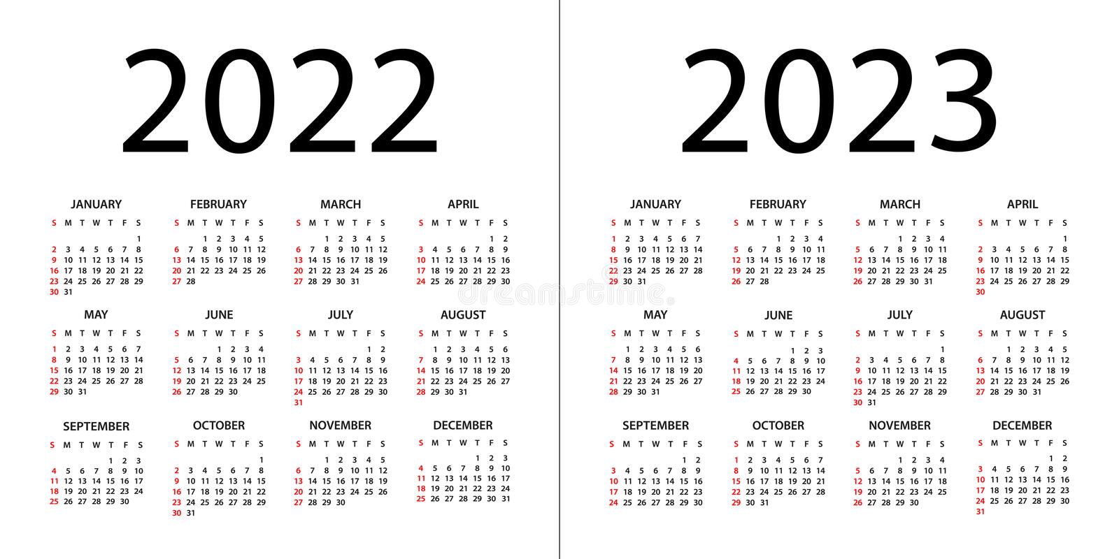 Calendrier 2022