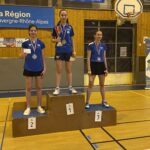 Podium Juniors filles et cadettes
